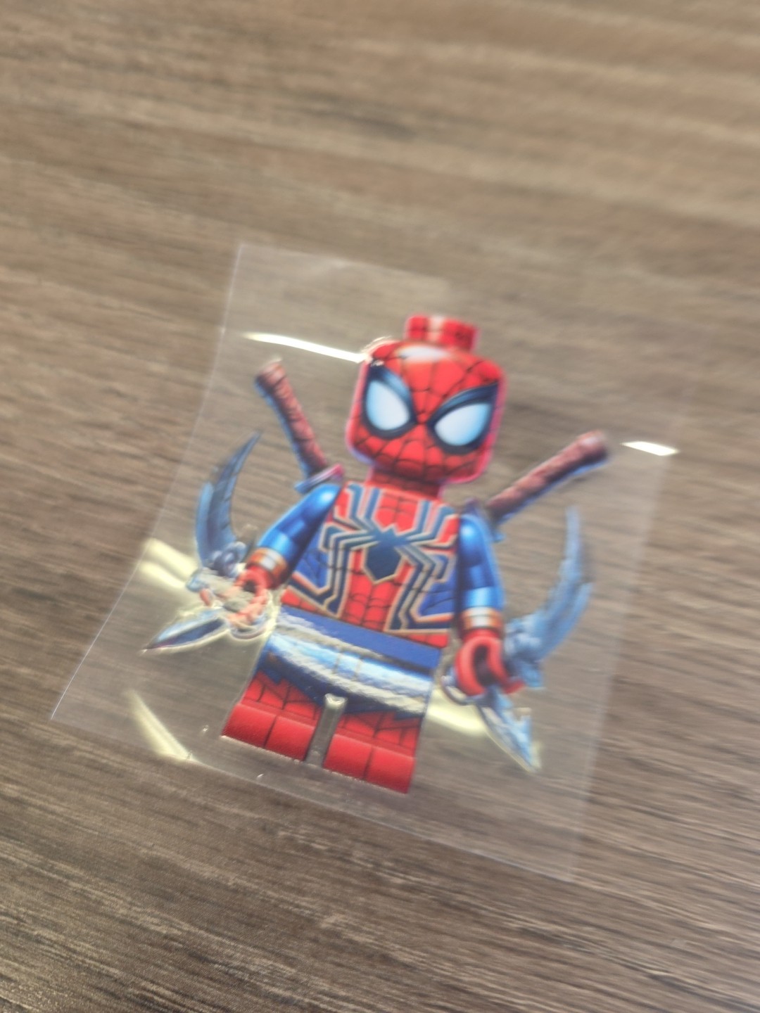 Lego Spiderman Figurine UVDTF Decal Made In USA Waterproof