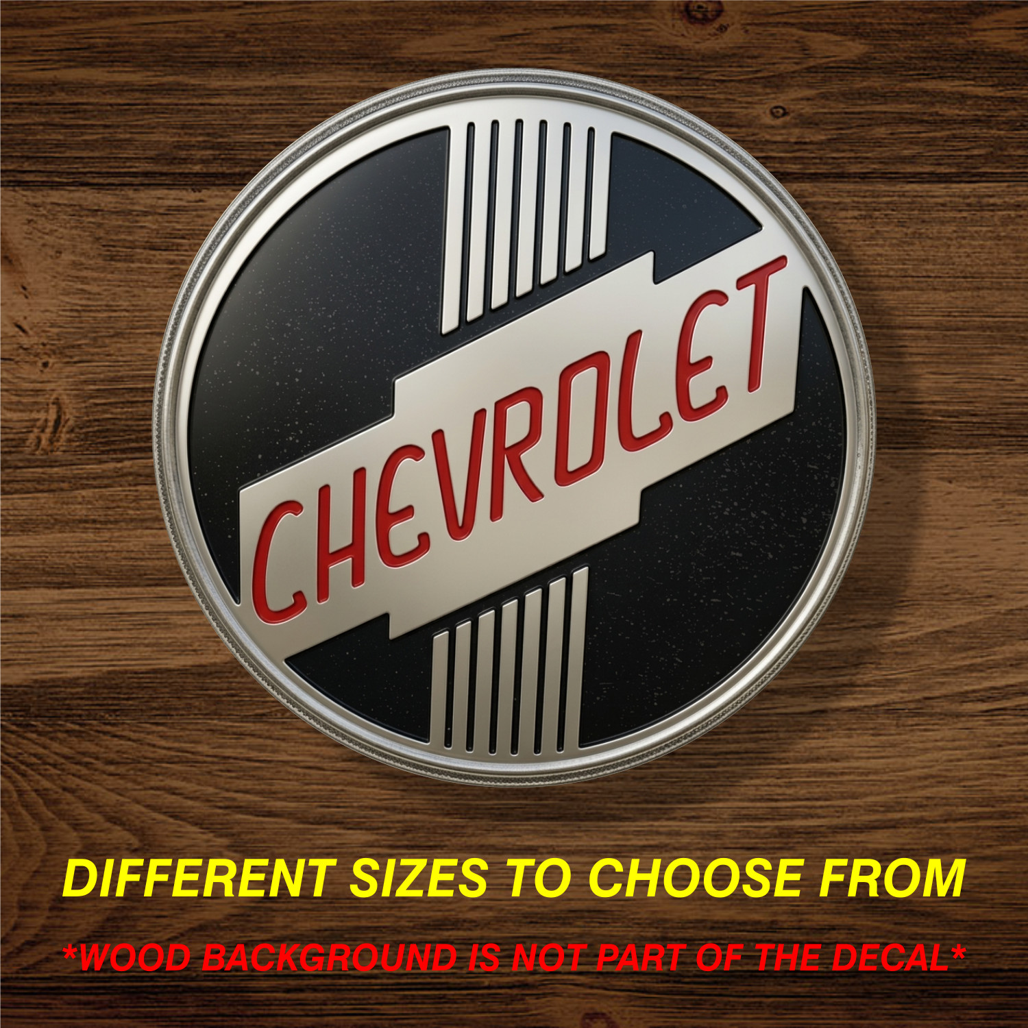 Vinyl Decal Sticker Fits Chevrolet Retro Vintage