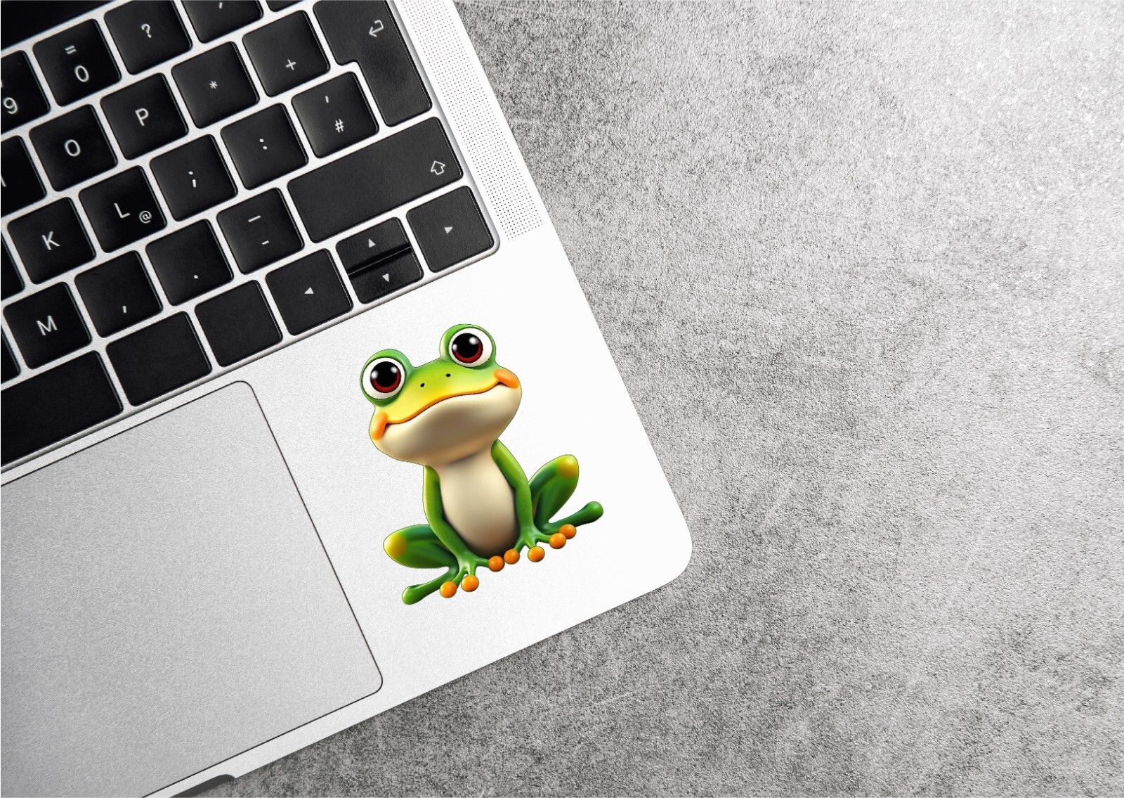 Cute Frog Decal Sticker Big Eyes Reptile Amphibian Love Frogs Smile Nature Life