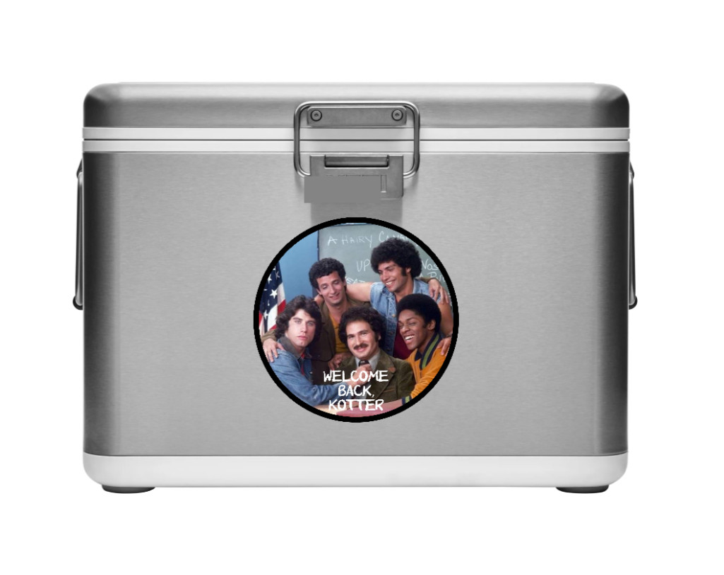 Welcome Back Kotter – 4" Vinyl Decal Handcrafted Laptop Decor Vehicle Cooler 25