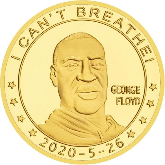 I Cant Breathe George Floyd Collectible Commemorative Coin Black Lives Matter Co