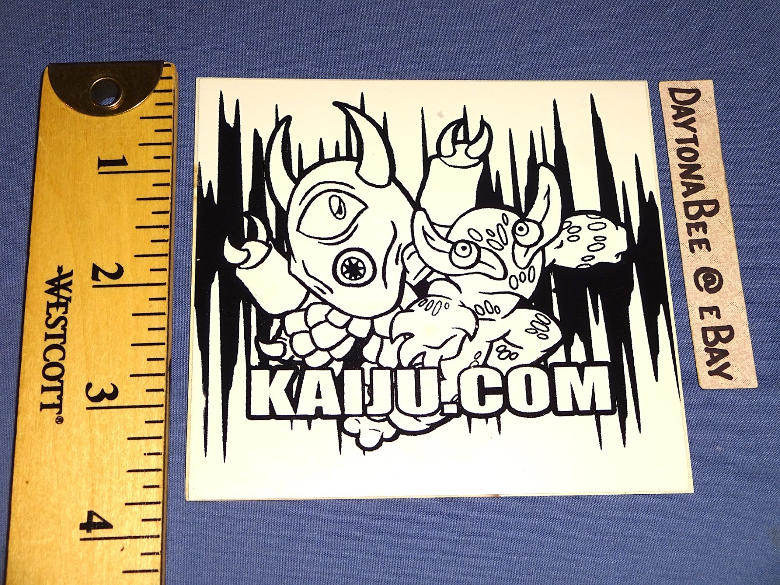 Kaiju Big Battel 2002 Sticker 4" Official Sky Deviler Mota Naru Wrestling NYC