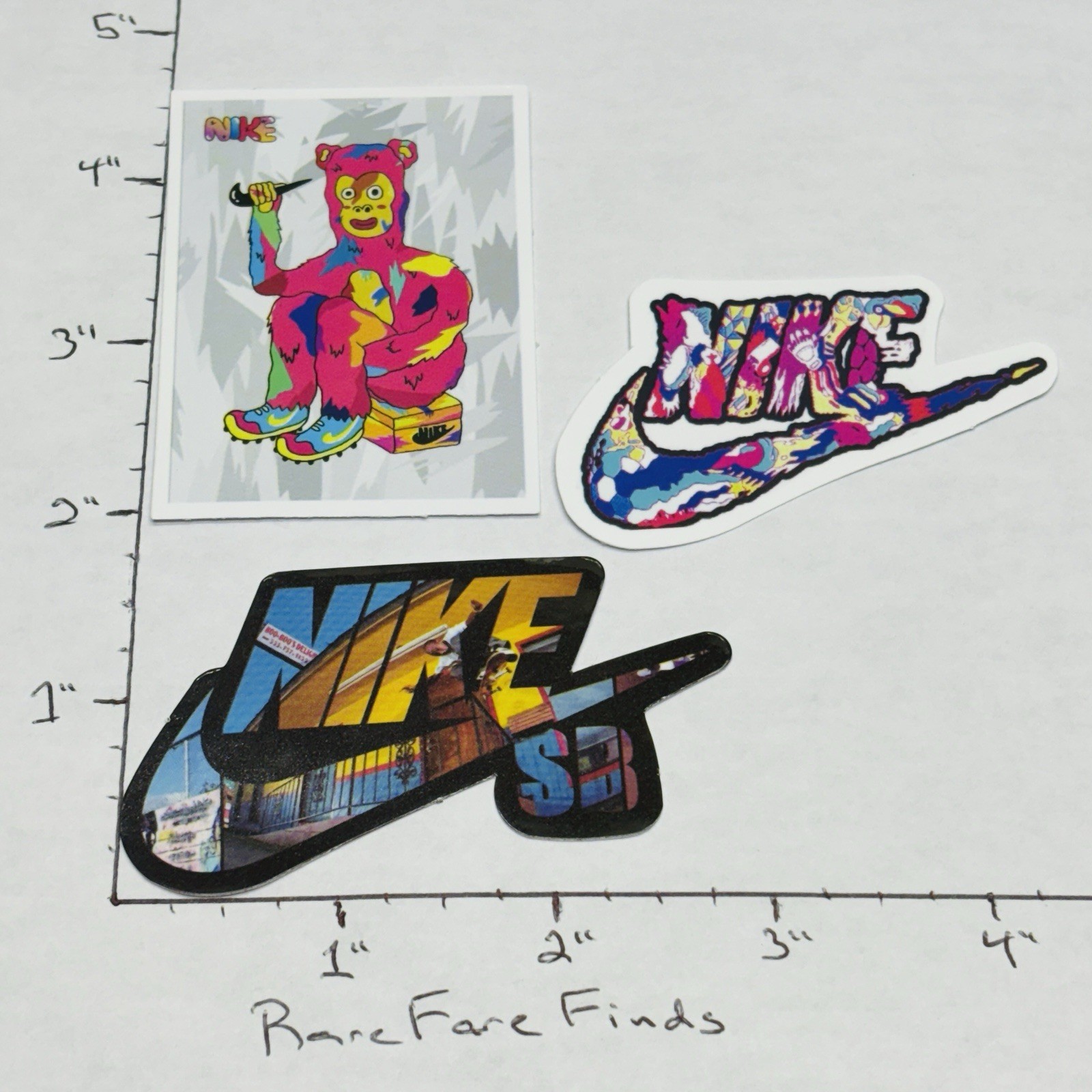 Lot/Set of 3‼ NEW‼ Nike Logo Laptop Bottle Vinyl Decal Sticker • w/ Tracking‼