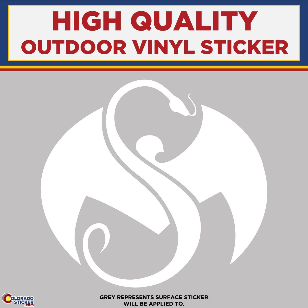 Strange Music Snake & Bat , High Quality Die Cut Vinyl Sticker Decal