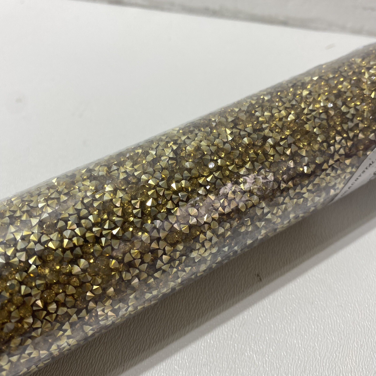 Locacrystal Bling Rhinestone DIY Stickers Crystal Sheet Gold 9.4" x 15.8"
