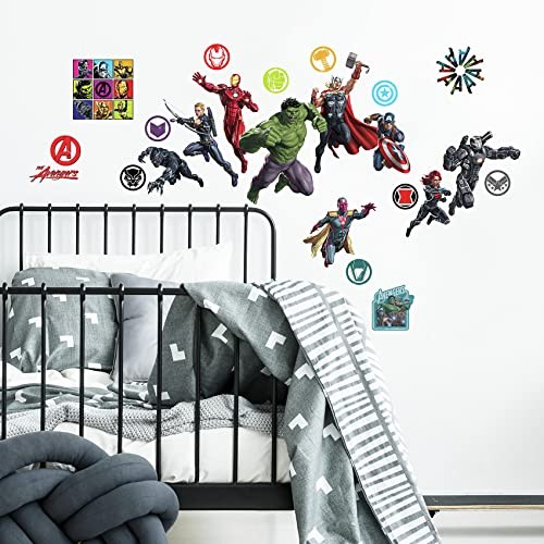 Marvel Avengers Peel and Stick Wall Decals, RMK4289SCS