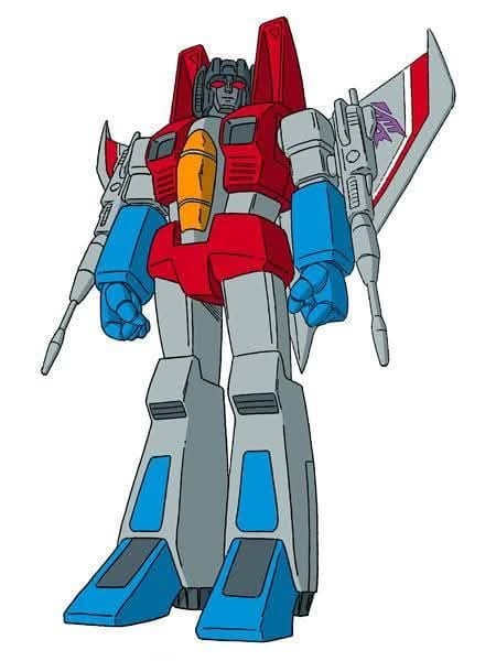 TRANSFORMERS X STARSCREAM G1 X DIE-CUT VYNIL STICKER