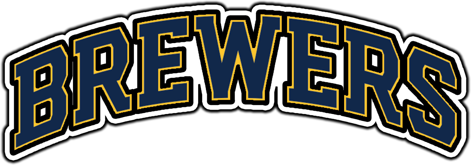Milwaukee Brewers Logo #3 Baseball Sticker Waterproof Vinyl Decal Die-Cut Car