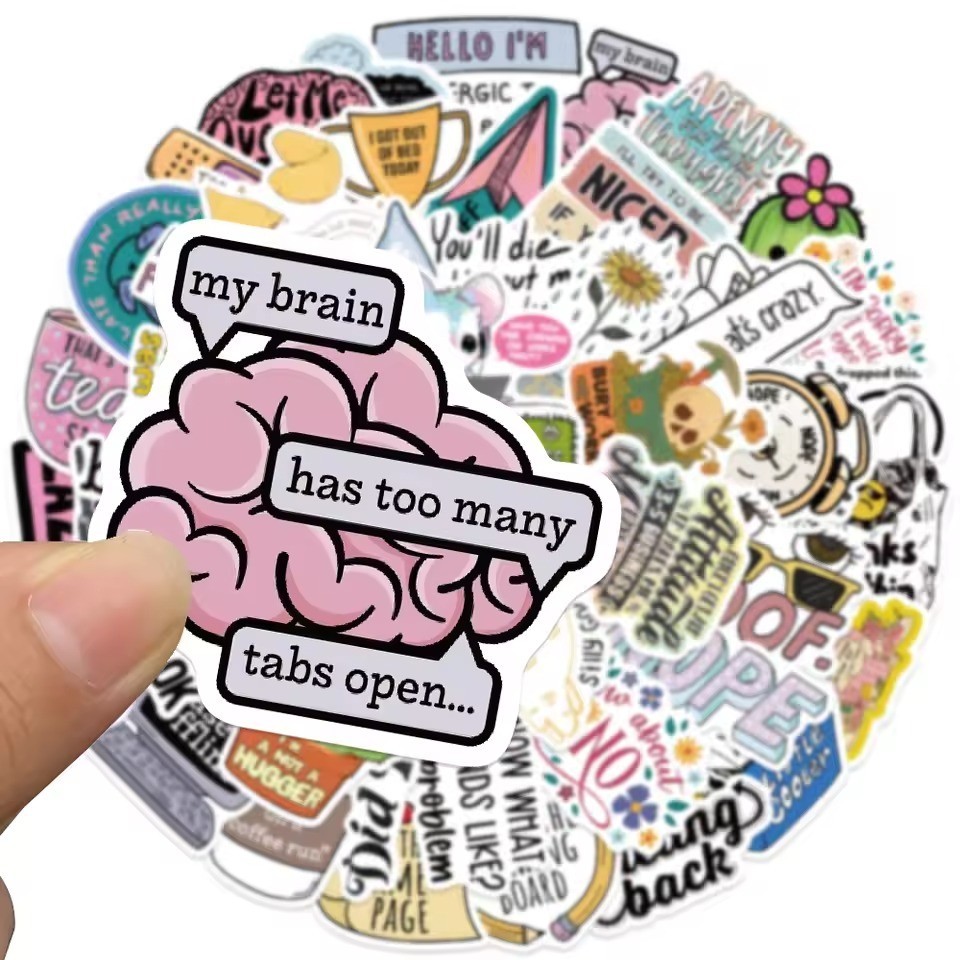 Volleyball Stickers – Waterproof Vinyl Decals for Laptop, Water Bottle