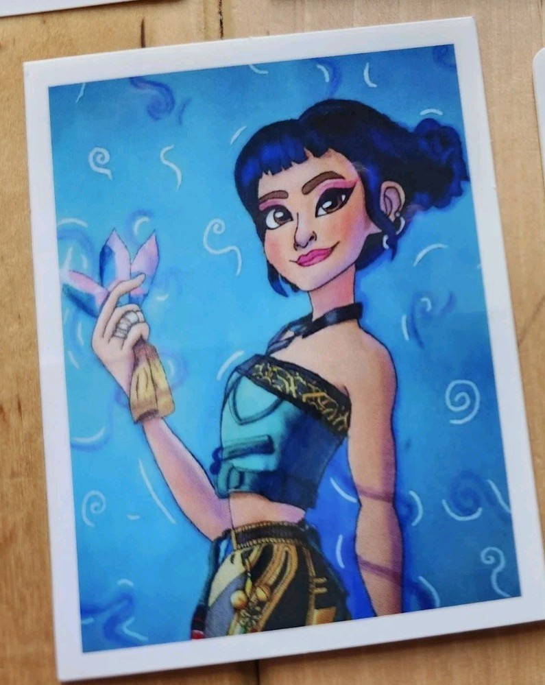 Anime Disney Original Artwork (By Hand)Becca's Art Corner Signed By Artist