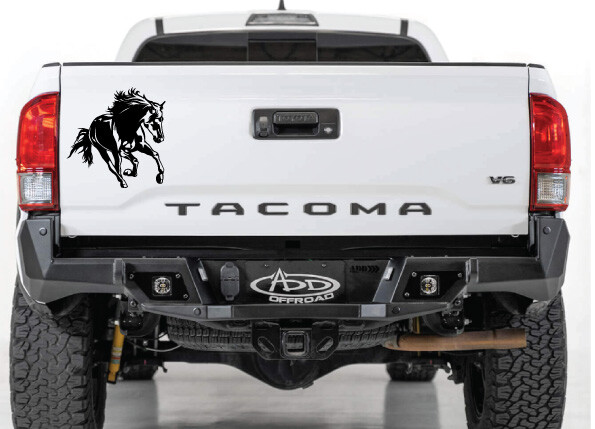 Horse Stallion Galloping #1, 4-21" Outdoor Die Cut Vinyl Decal Sticker