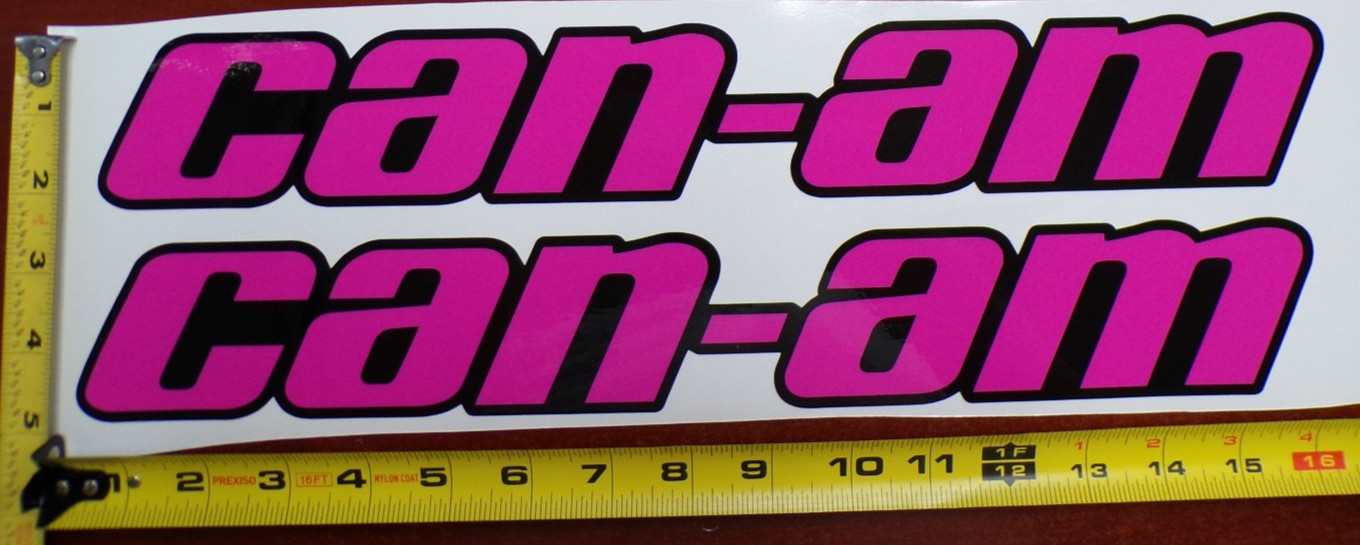 CAN-AM MAVERICK X3 R GRAPHIC DECAL STICKER USA MADE PURPLE BLACK SOLID THICK
