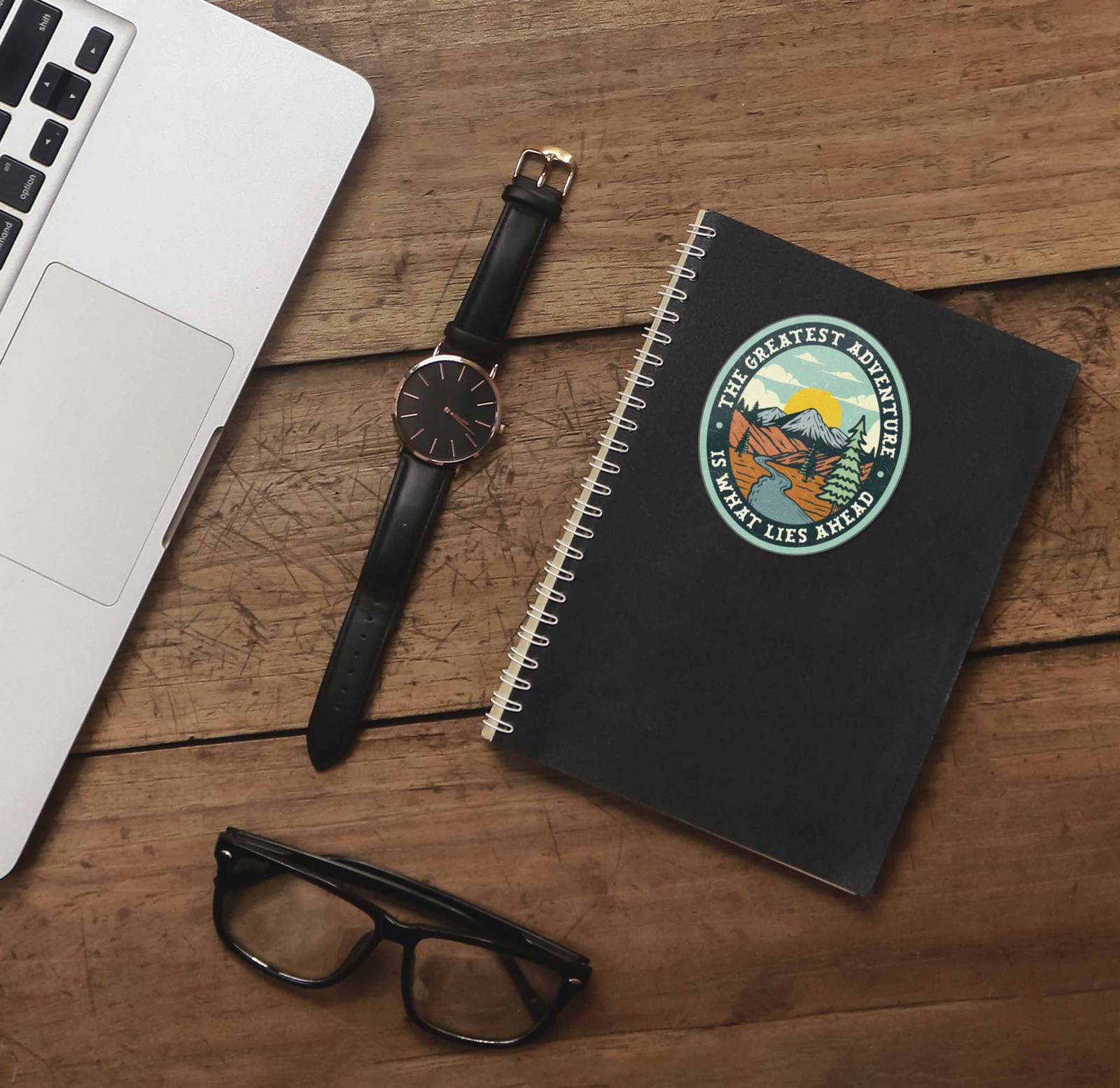 The Greatest Adventure Is What Lies Ahead Sticker