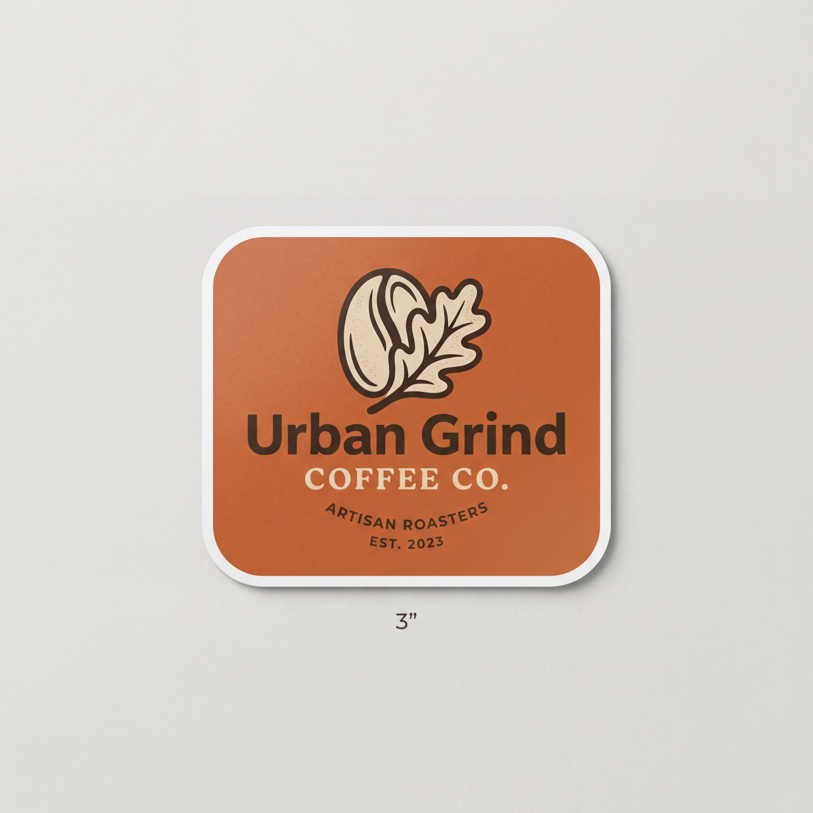 Personalized Logo Stickers Waterproof Vinyl Custom Business Labels 50 Pack