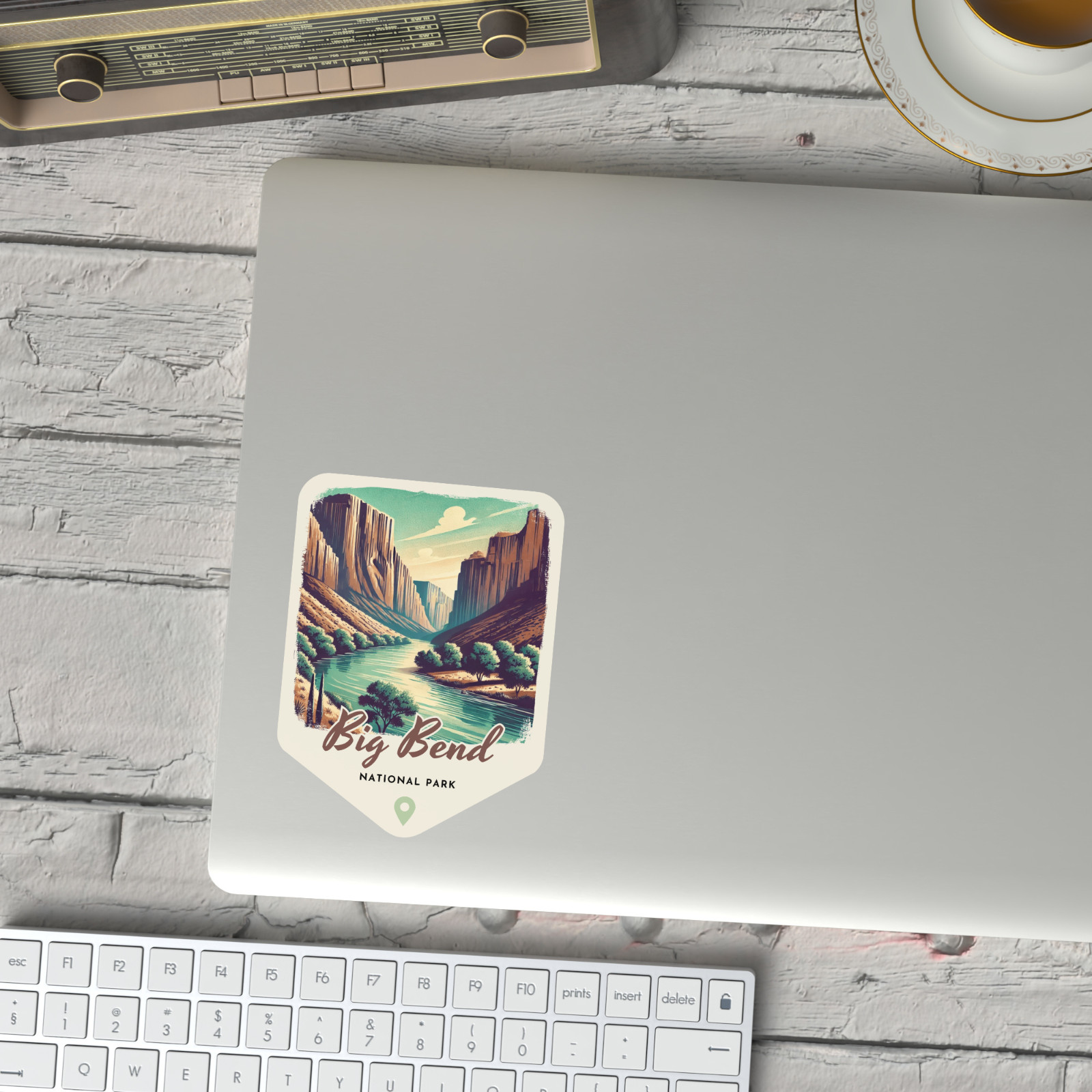 Big Bend National Park Texas Sticker Retro Style Waterproof Vinyl Decal