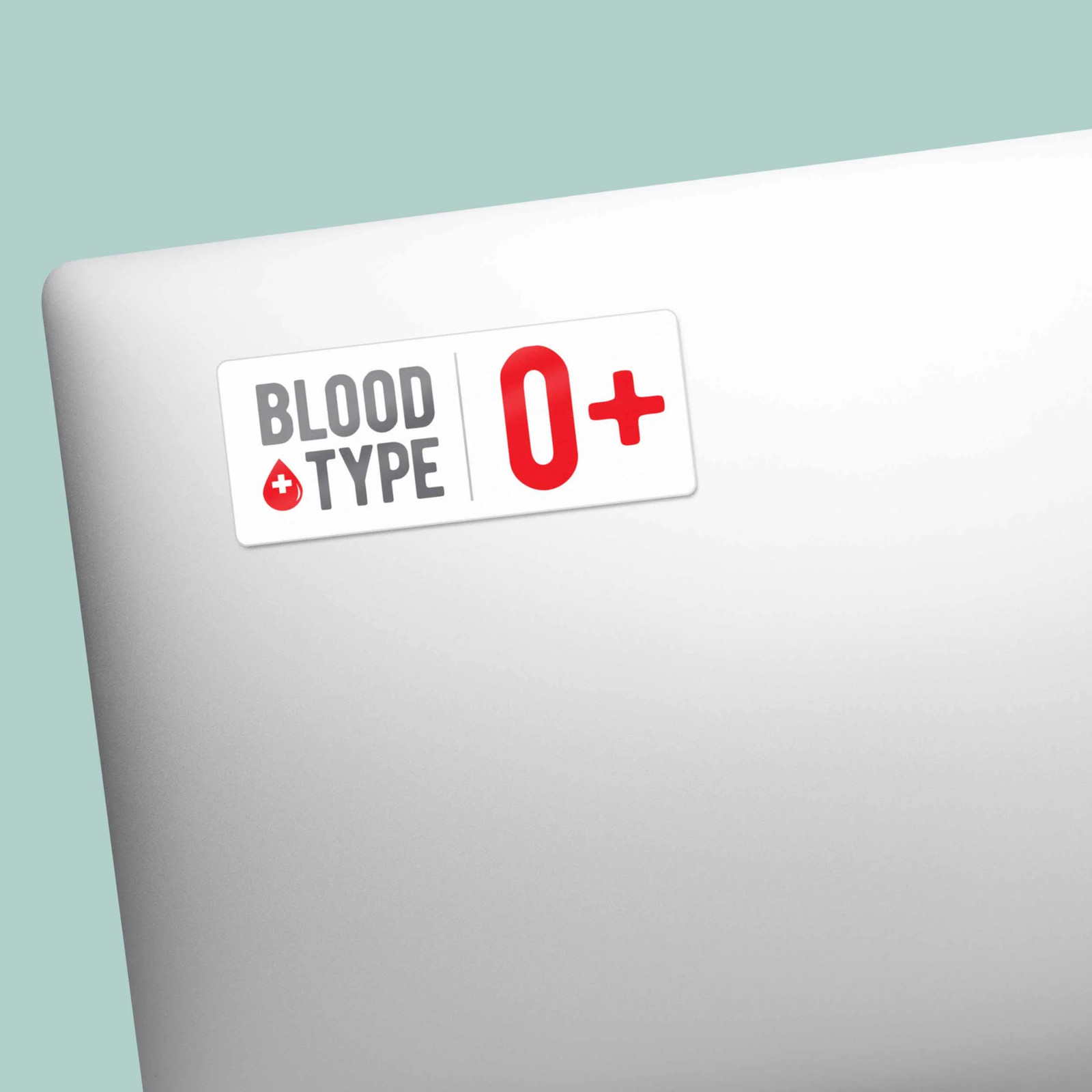 Blood Type Stickers – Set of 3 Mini Helmet Decals
