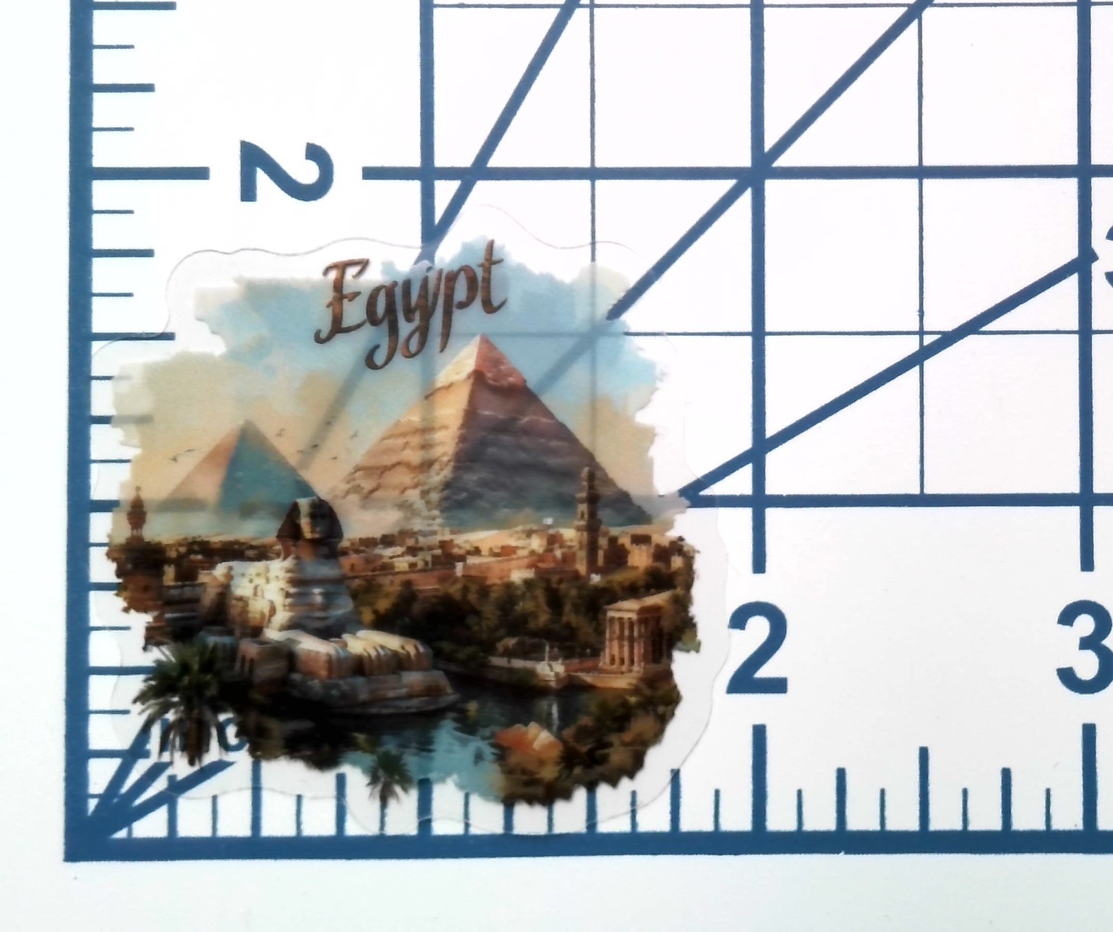 Egypt Pyramids Sphinx Giza Die Cut Clear Ancient Vinyl Sticker Pyramid Decal