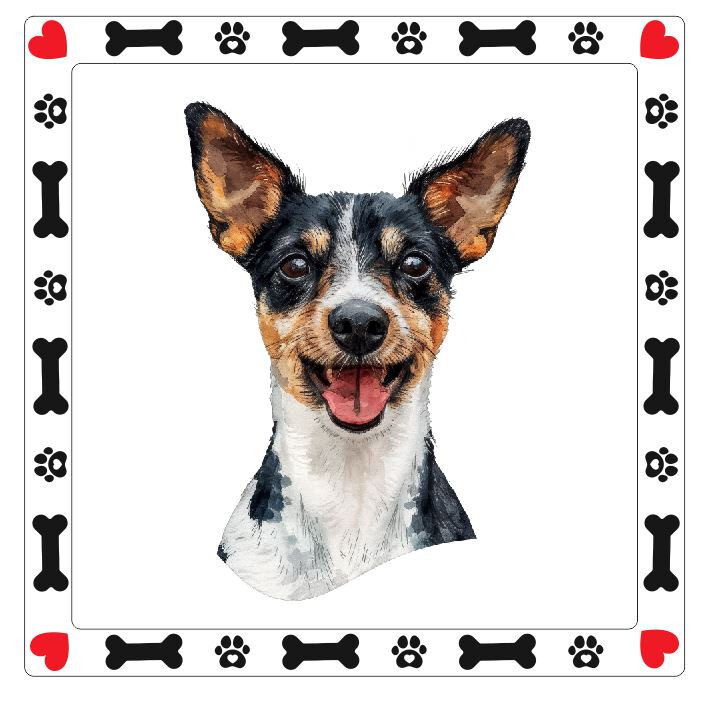 Miniature Fox Terrier Dog Sticker Decal A968