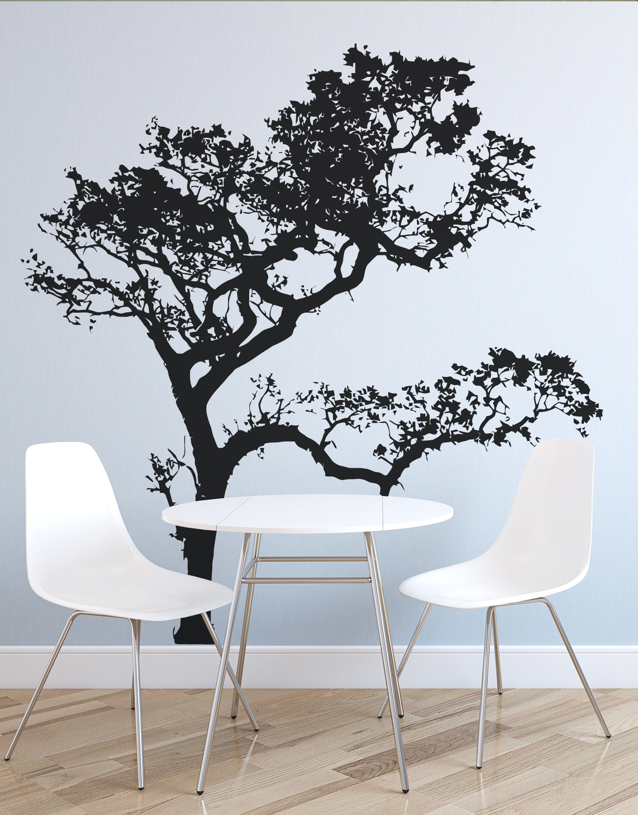 Tree Wall Decal. Tree Wall Sticker. Tree Sticker for Bedroom Bathroom Decor #409