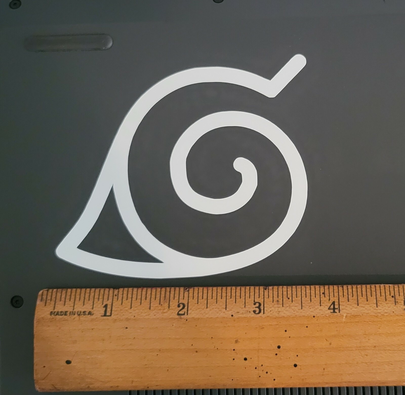 Naruto Hidden Leaf Logo car bumper permanent vinyl sticker decal. Water proof