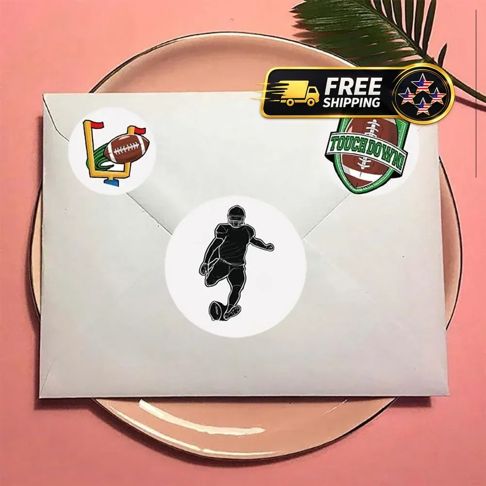 Helmet Stickers Football Baseball Helmet Decals 1-1/8 Inch Vinyl Sports Football
