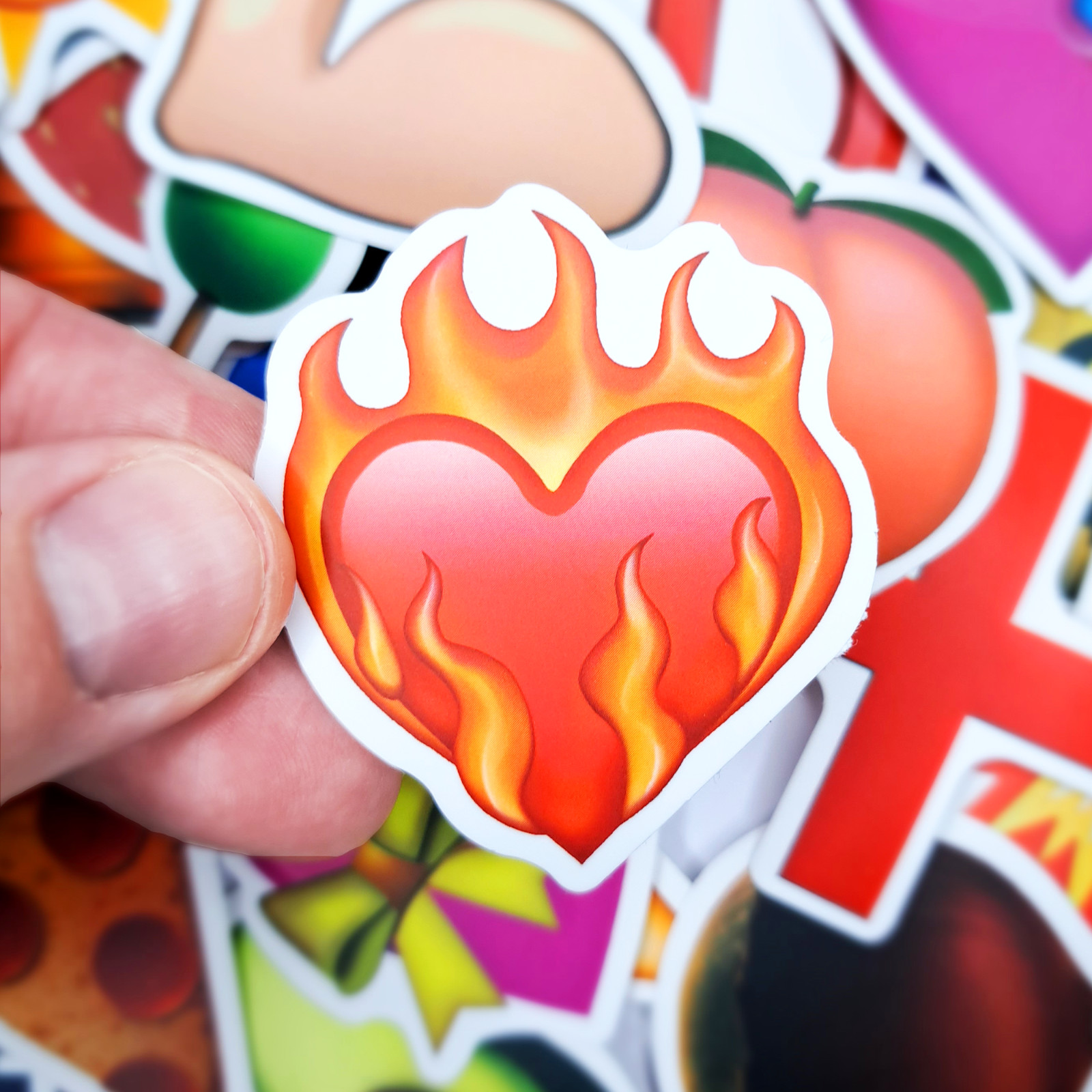 60 PCS Funny Emoji Sticker Pack Smiley Face Kids Stickers Teen Laptop Planner
