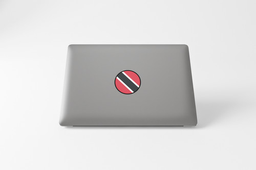 Trinidad and Tobago Flag Circle Sticker Decal