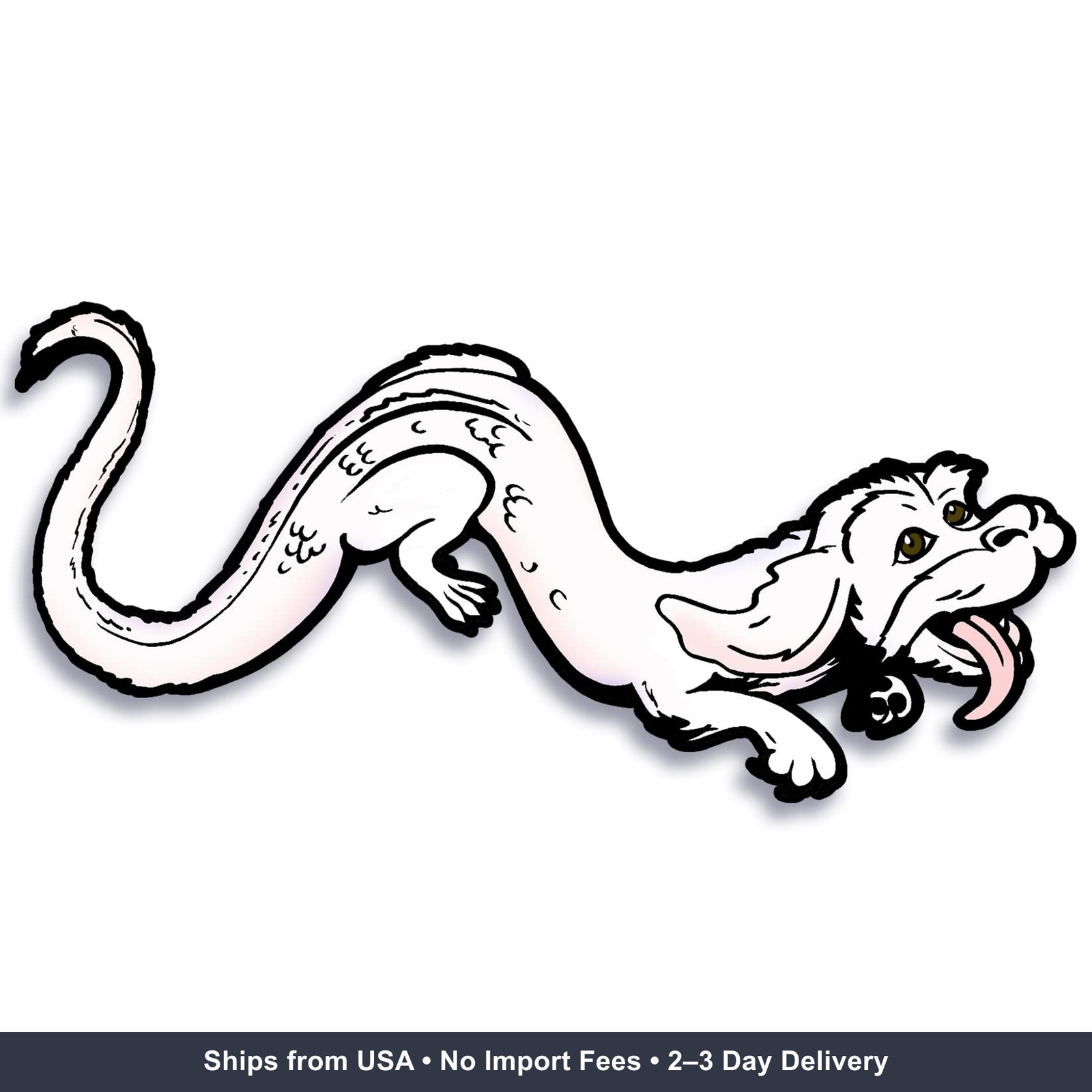 Luck Dragon Sticker Decal Notebook Car Laptop 5.5"x2.5" (Color)
