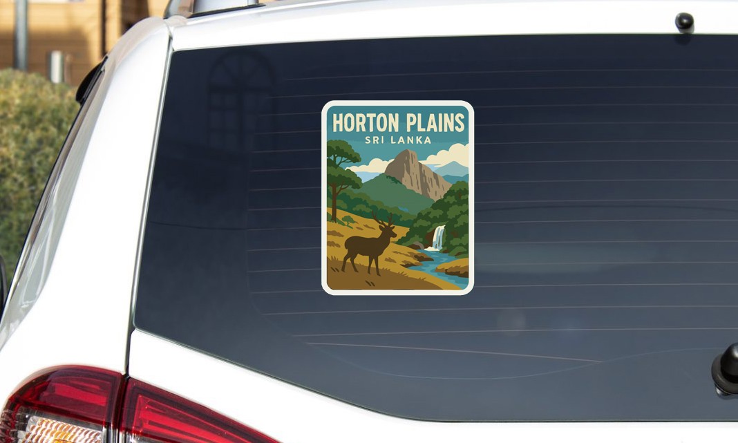 Horton Plains Sri Lanka National Park Sticker Decal Vinyl Die-Cut World