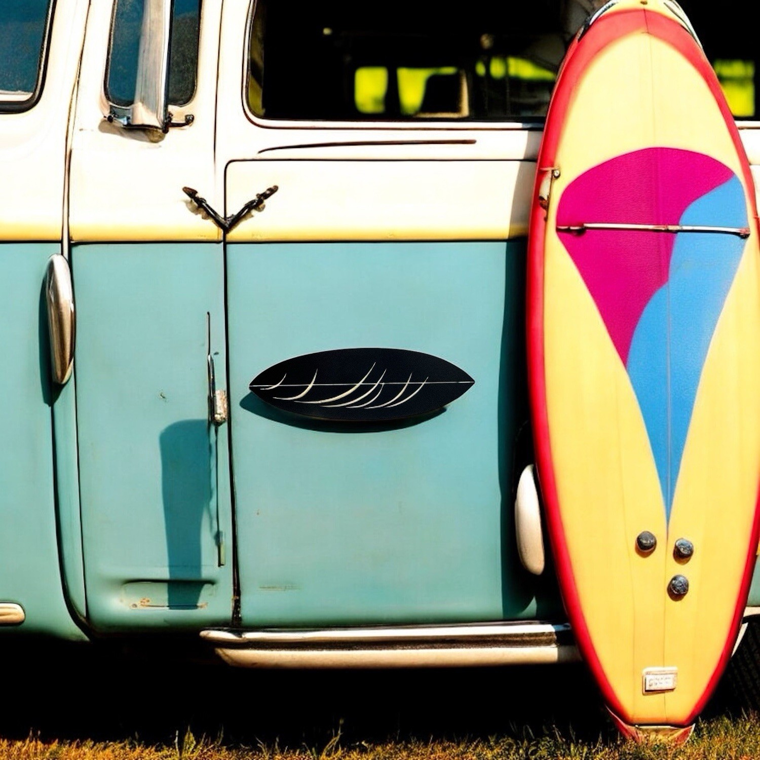 Surfboard Vinyl Decal for car Windows Laptops Any Smooth Surface design #8