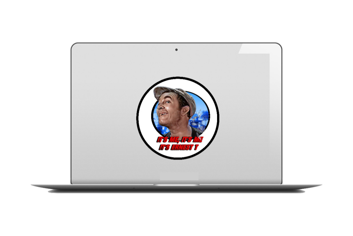 Andy Griffith Show (It's Me Earnest T) – 4" Handmade Vinyl Decal Vehicle Cooler