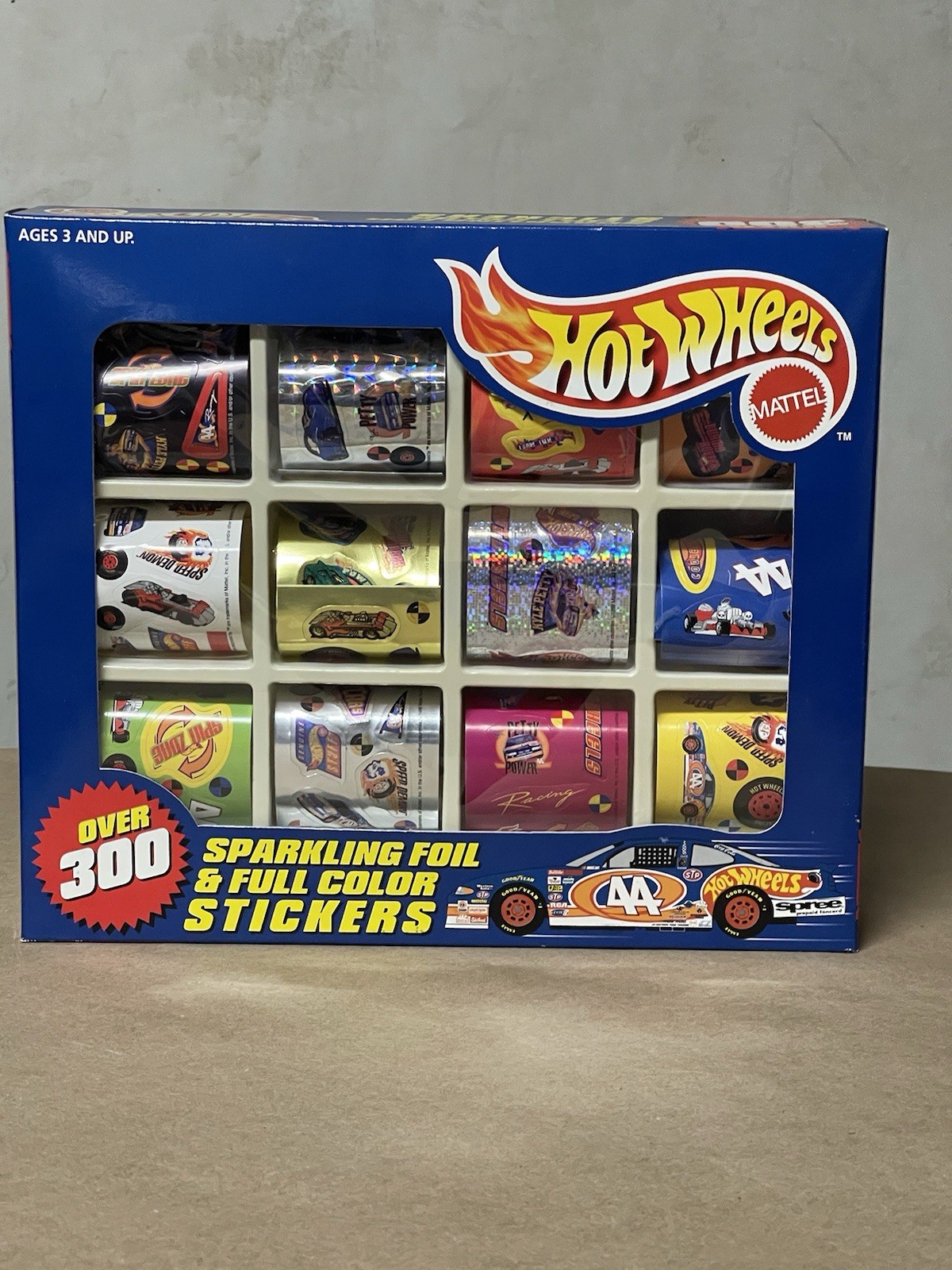 Hot Wheels Sticker Set over 300 Multicolor Foil Stickers, Cars & Vehicles Theme