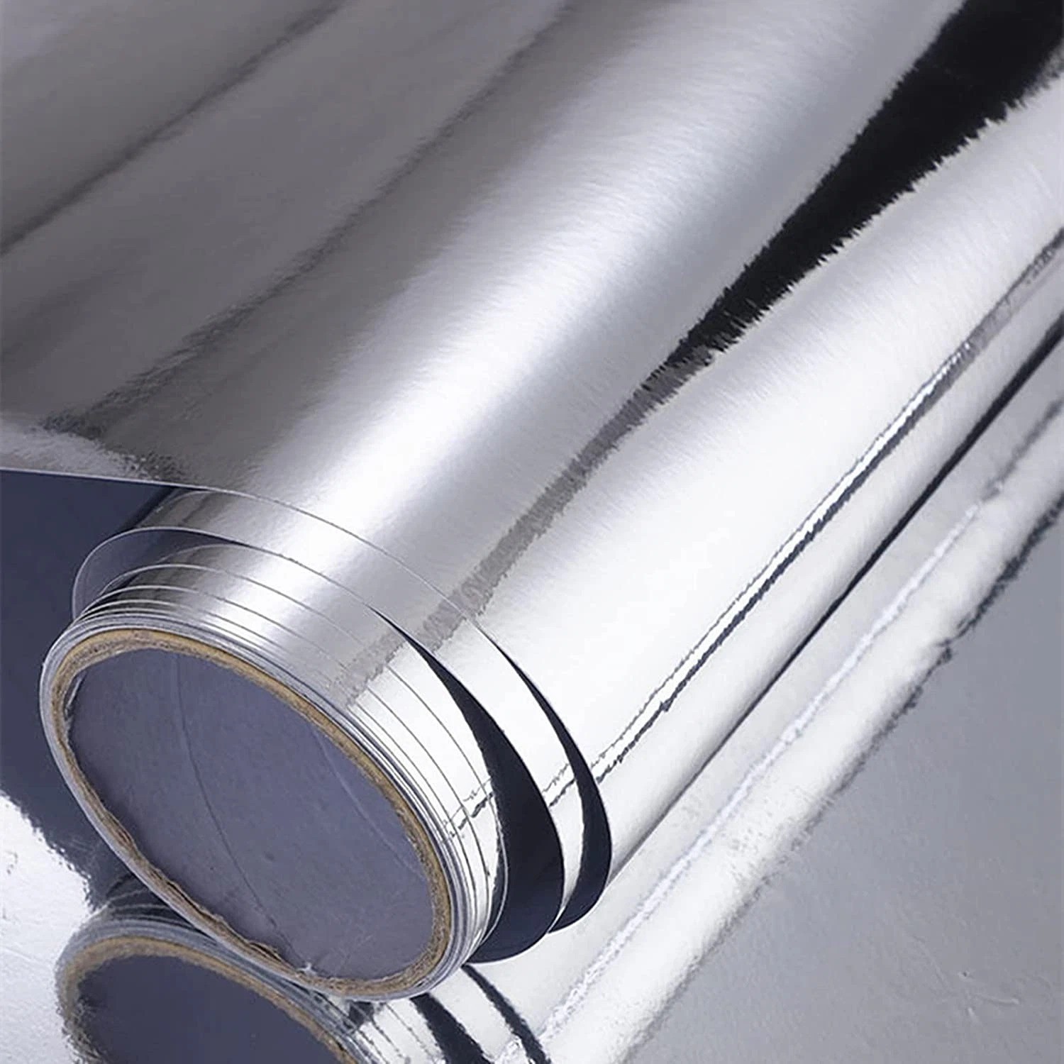 12"X78"Chrome Mirror Silver Vinyl Wrap Sticker Decal Film Sheet,Self-Adhesive