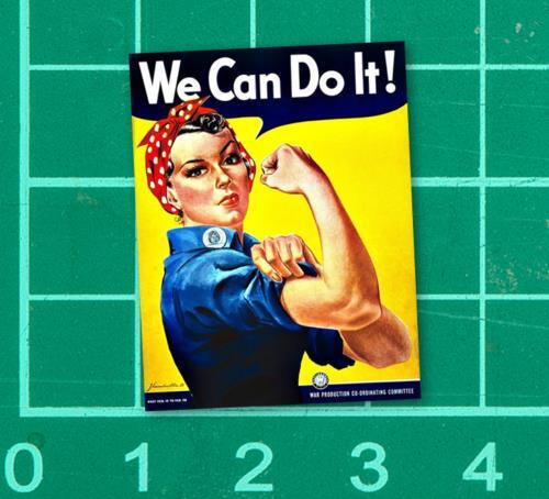 Rosie the Riveter We Can Do It Sticker Decal