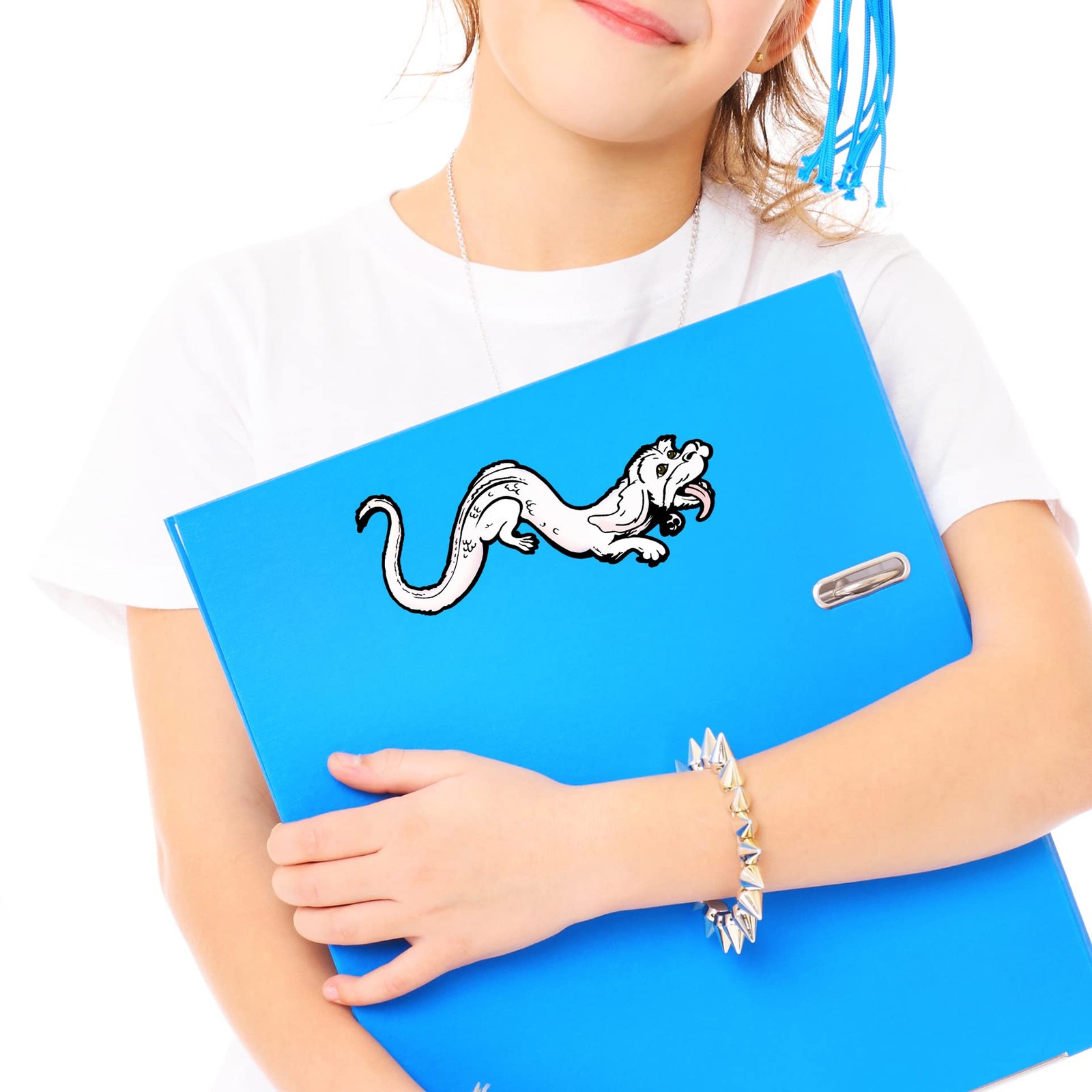 Luck Dragon Sticker Decal Notebook Car Laptop 5.5"x2.5" (Color)