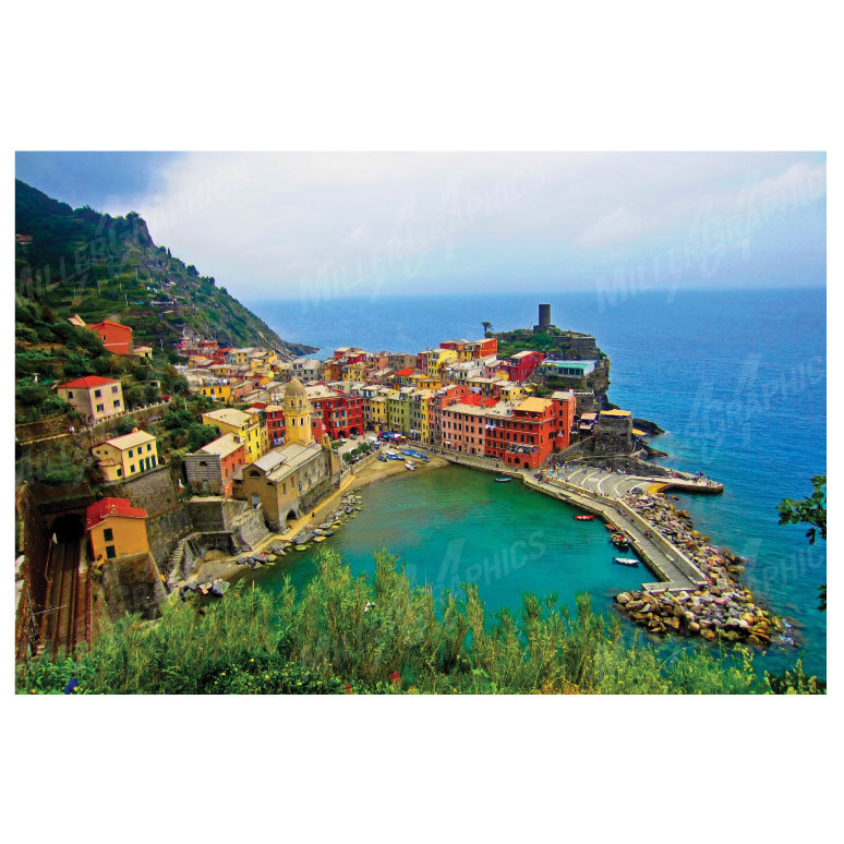 Italy Ocean Beach Scene #2 Wall Decal Sticker Graphic Art – 4 Size Options