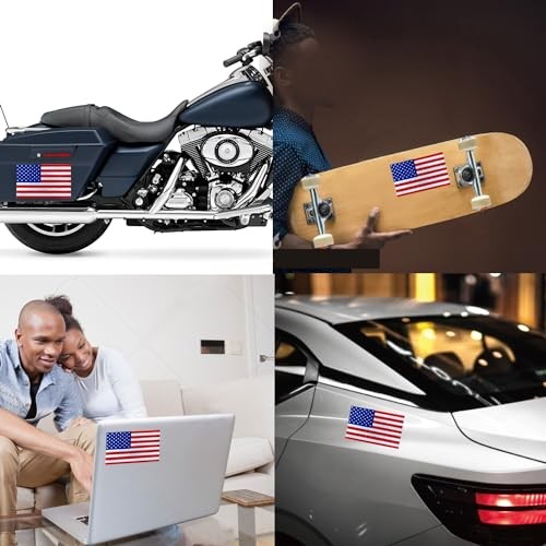 American Flag Decal,3pcs USA Flag Decal 5 x 3 Inch Red – Egp Highly Reflective