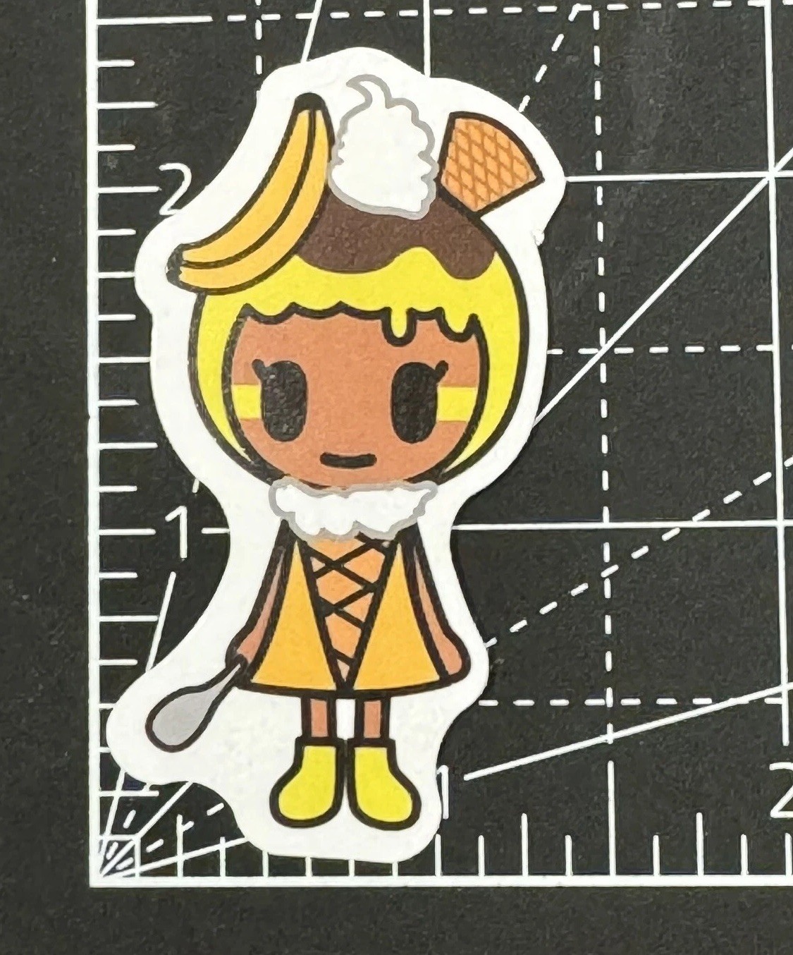 Donutella Anna Banana – Vinyl Decal Sticker Bomb Sweet Friend Colony Kawaii Emo