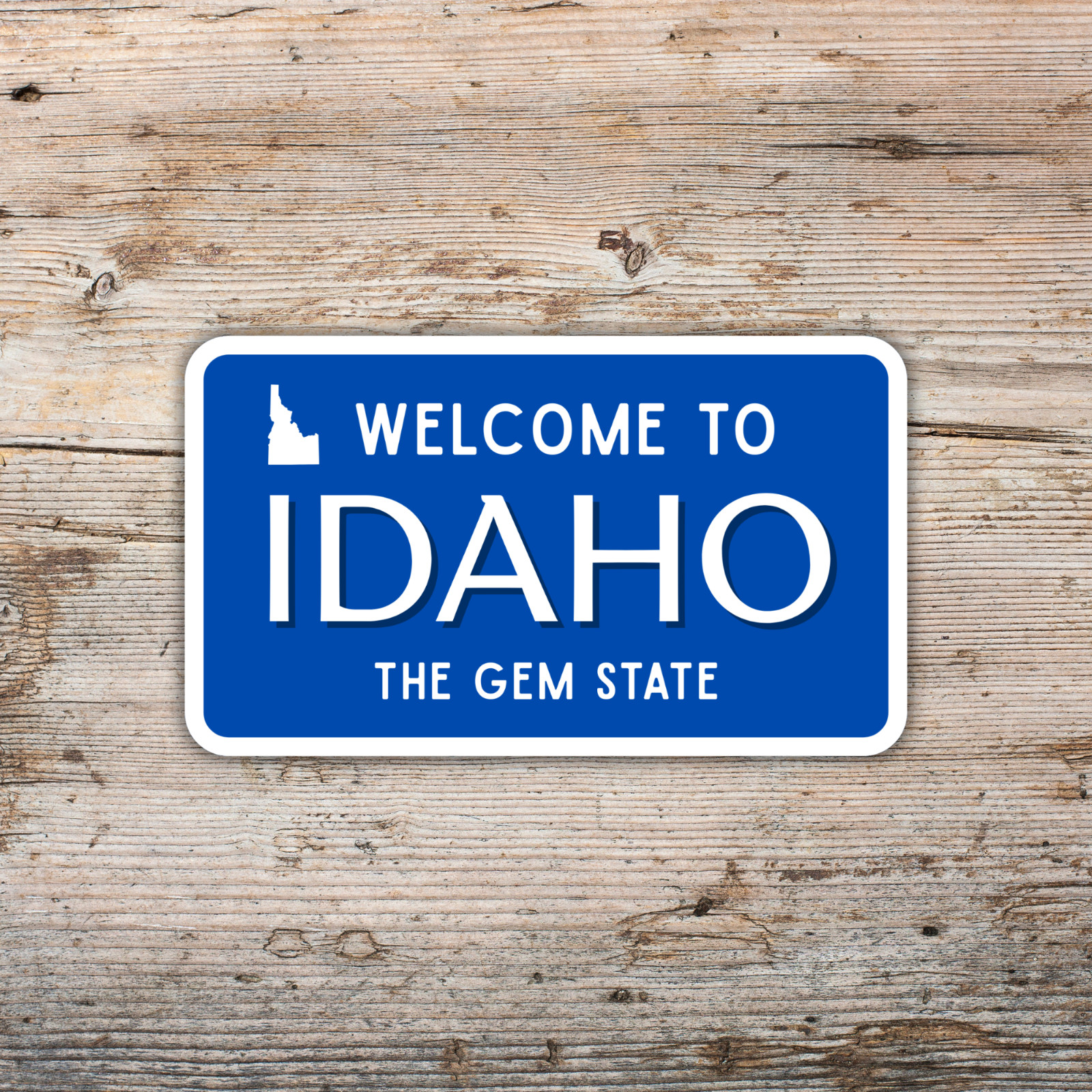 Welcome to Idaho Sticker The Gem State Vinyl Decal Waterproof Travel