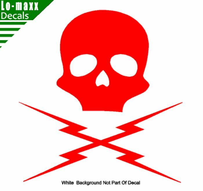 Death Proof Various Sizes & Colors Durable High Performance Die Cut Vinyl Decal
