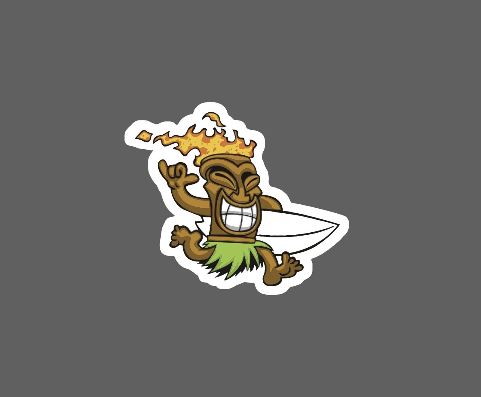 Tiki Surfing Sticker Beach Waterproof – Buy Any 4 For $1.75 Each Storewide!