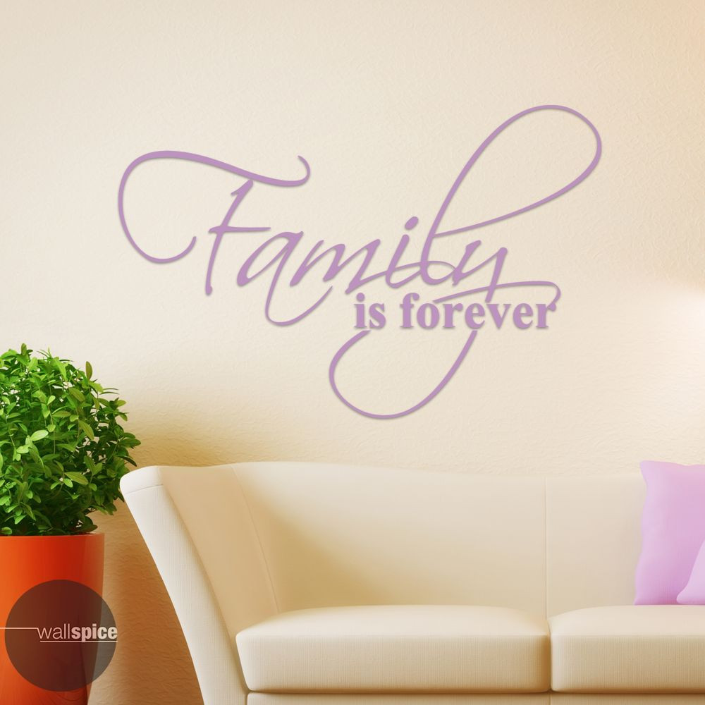 Family Is Forever Vinyl Wall Decal Sticker