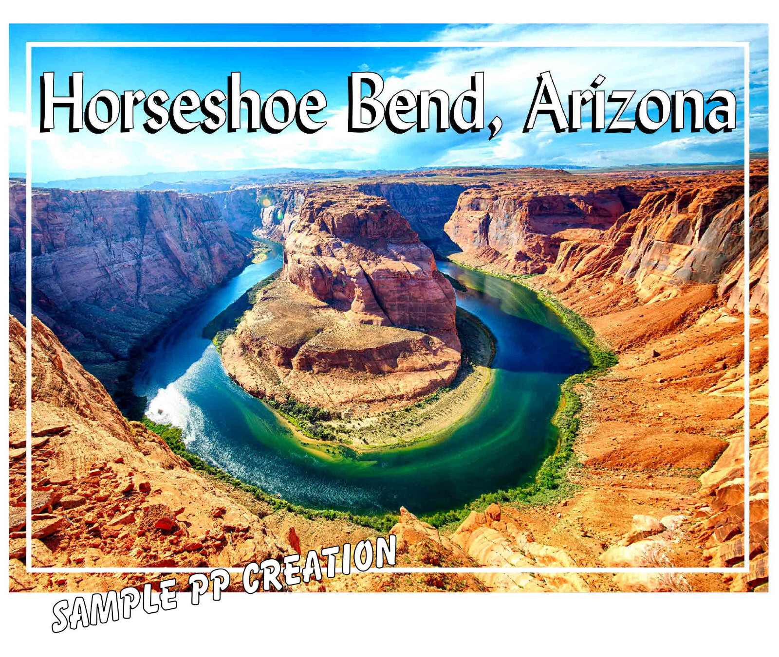 HORSESHOE BEND, ARIZONA photo fridge MAGNET 4 X 3 inches TRAVEL
