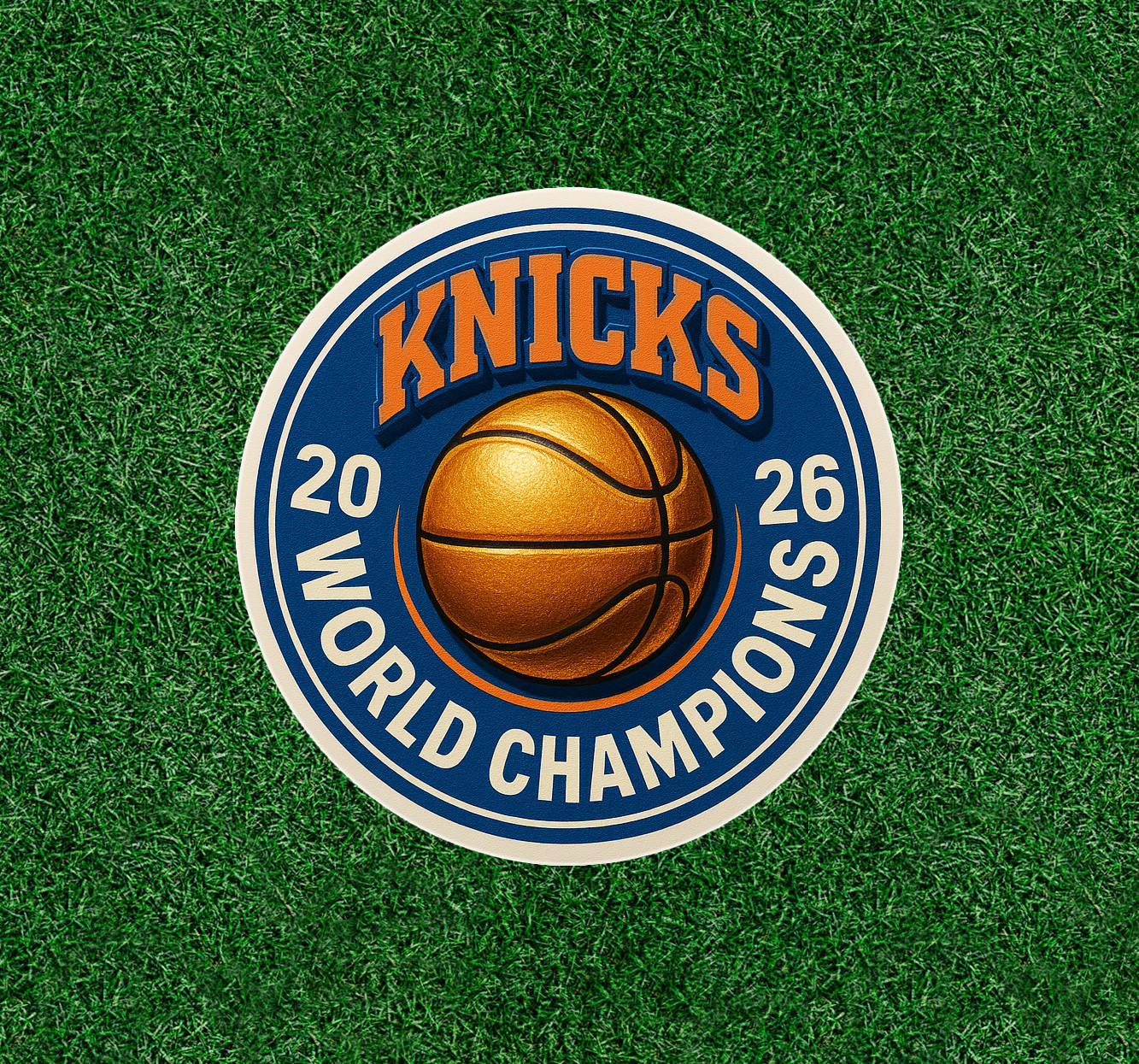 2026 World Champion Knicks 100% waterproof vinyl sticker decal – several sizes