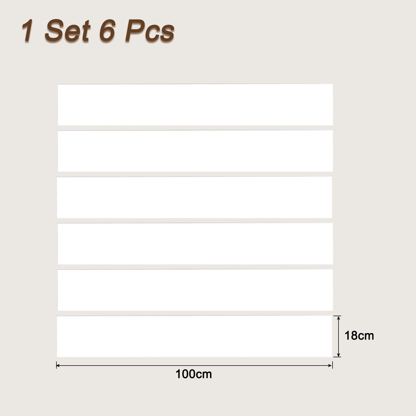 6pcs Self-Adhesive Stair Stickers Peel Stick Vinyl Staircase Stickers Decals