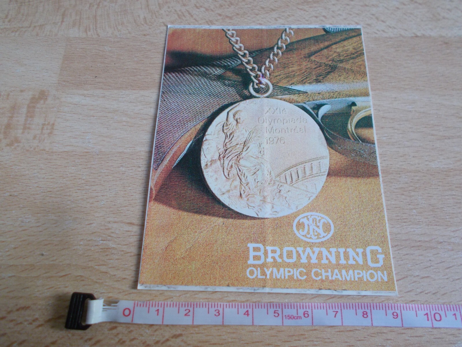 Sticker Browning Olympic Champion – Games Olympics Montreal 1976