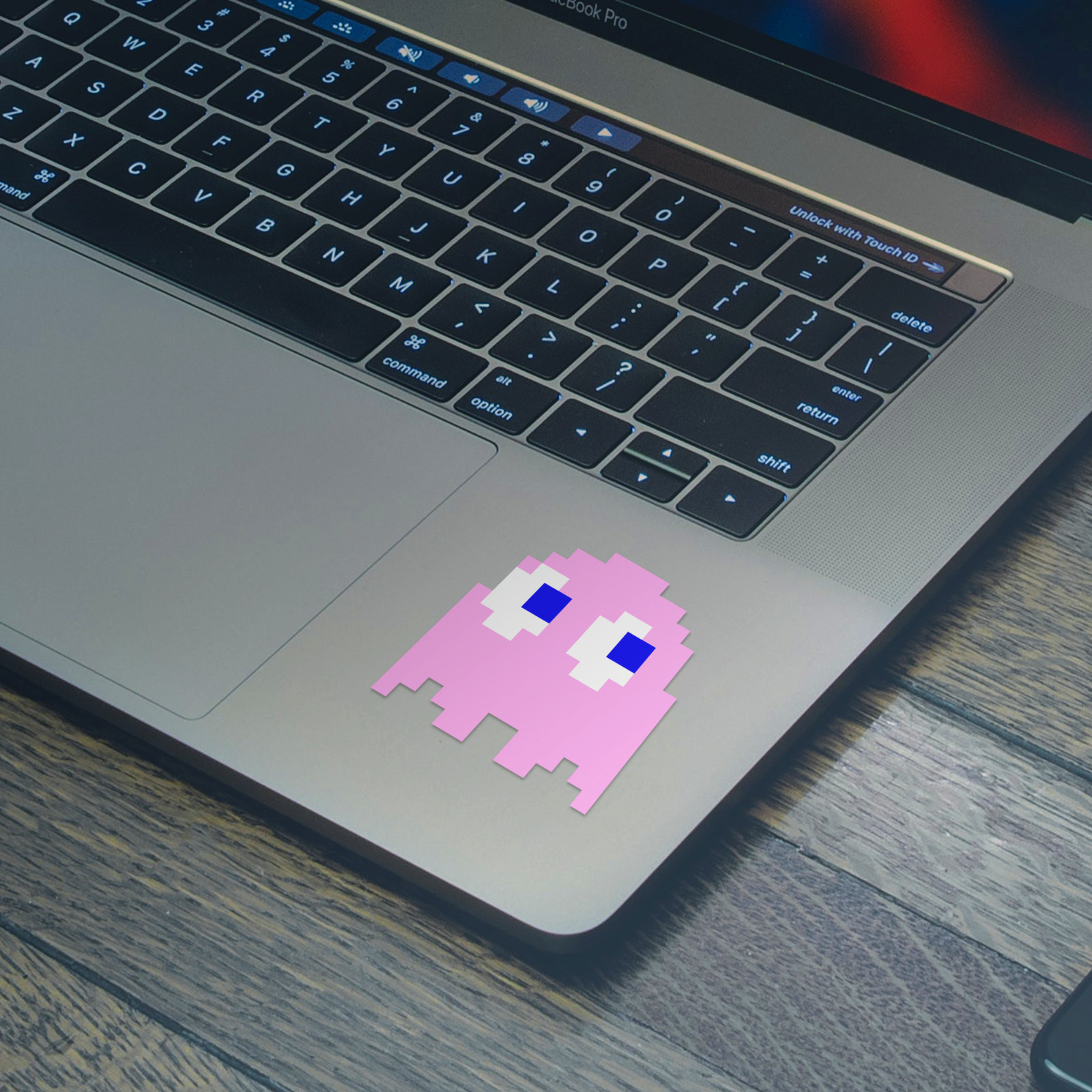 80s Pacman Family Arcade Sprites Vinyl Decals for Car Windshield, Laptop