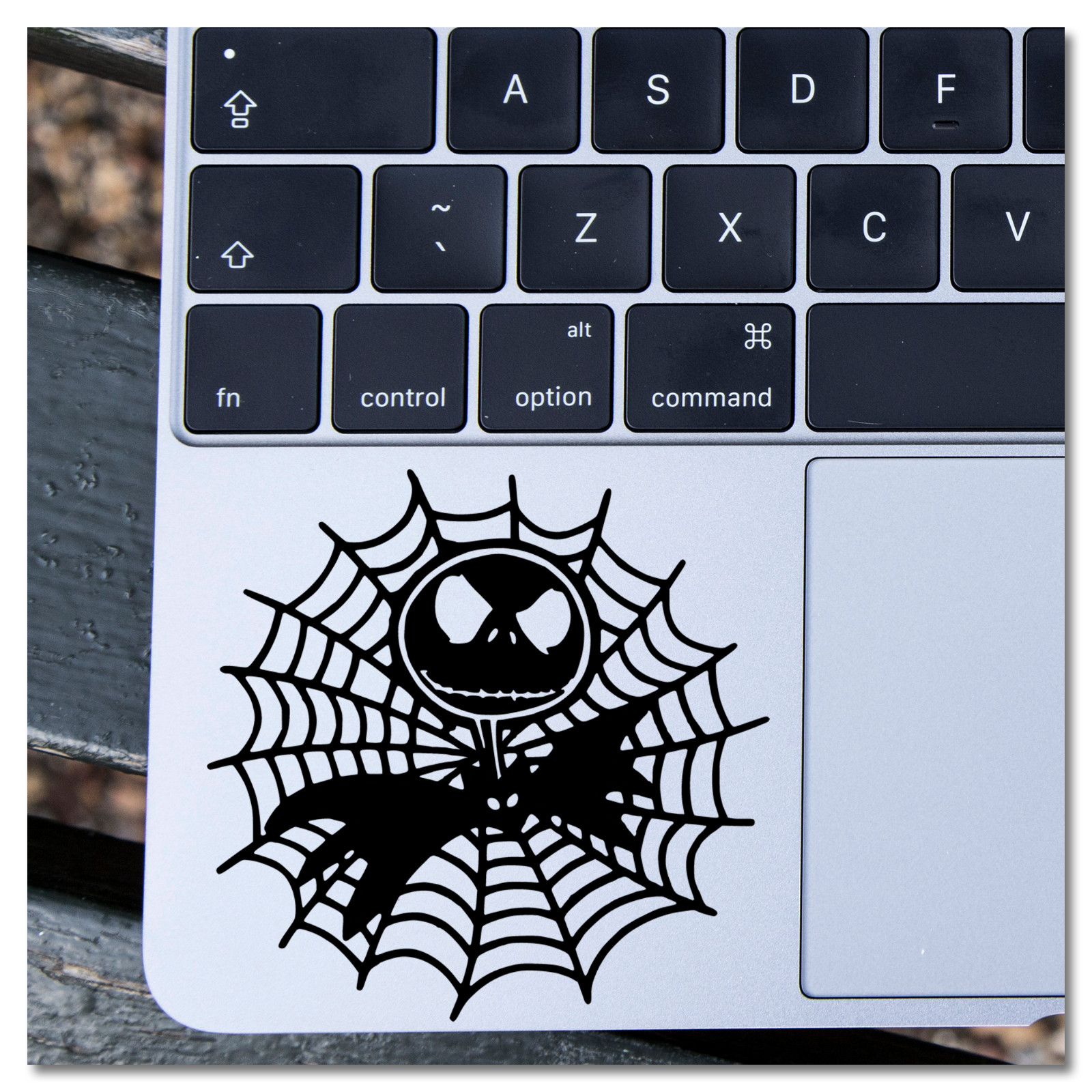 6" Jack Skellington Spiderweb Nightmare Before Christmas Halloween Movie Decal