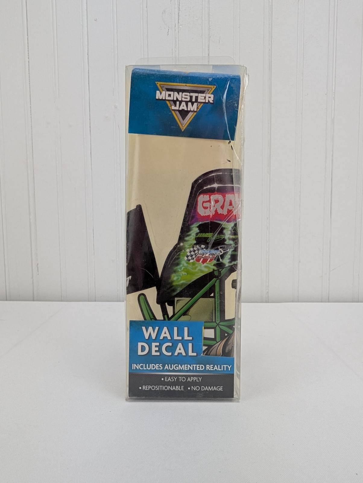 Decalcomania Monster Jam Grave Digger Wall Decal Augmented Reality Easy to Apply