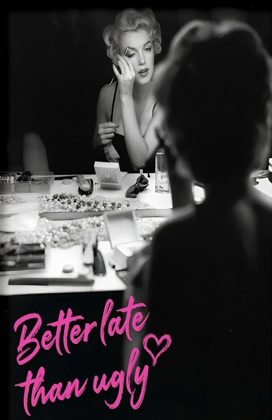 Better Late Than UGLY Wall Vinyl Decal Poster Print (Removable Adhesive)